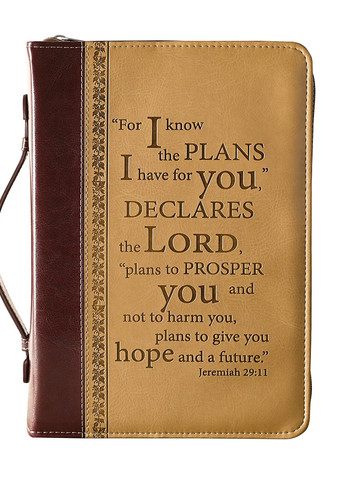 Bible Cover For I Know The Plans