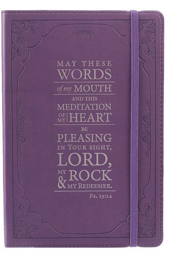 May These Words Psalms 19:14 Journal Faux Leather