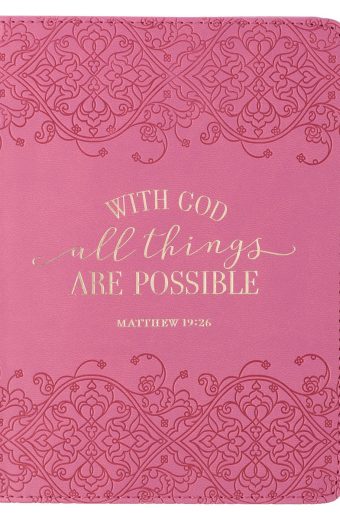 With God All Things Are Possible Journal