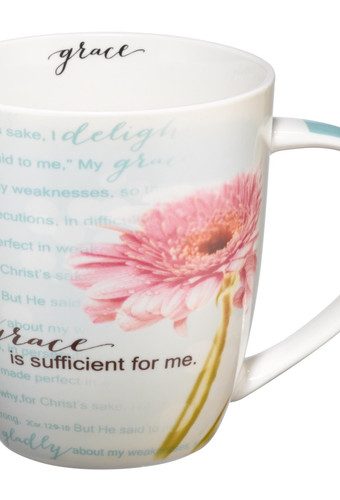 Mug Flower Grace is Sufficient