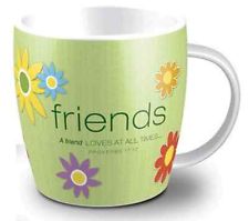 Cup Friendship Ceramic Mug w/scrip Cards