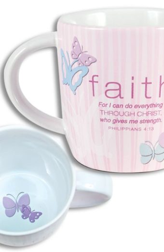 Cup of Faith Ceramic Mug w/scrip Cards