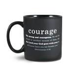 Ceramic Mug-Simple Faith- Courage