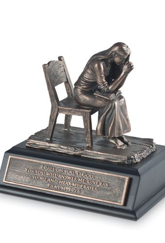 Praying Woman M of Faith Sculpture - Sml