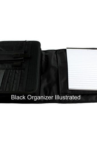 Bible Cover Three Fold Poly Org Lrg Blk