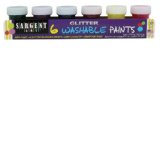6 jar Washable Glitter Set