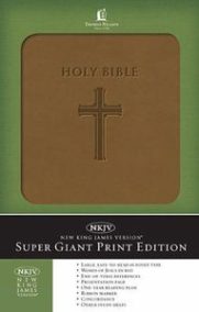 NKJV Super Giant Print ref Bible