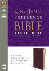 KJV G/Print Ref Bible - Blk