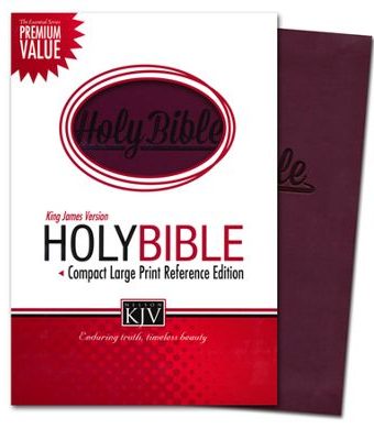 KJV Compact LP,Ref Bible