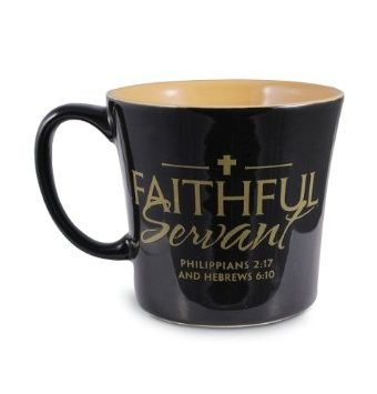 Faithful Servant - Black Mug