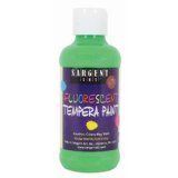 Sargent Fluorescent Tempera 8oz - Green