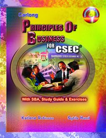 Carlong Principles of Business for CSEC with SBA,Study Guide & Execise