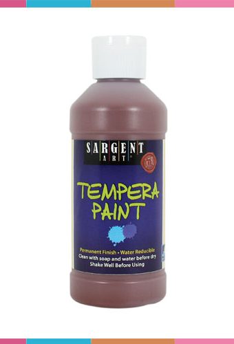 Sargent Brand Tempera 8oz - Brown