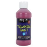 Sargent Brand Tempera 8oz - Magenta