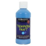 Sargent Brand Tempera 8oz - Turquoise
