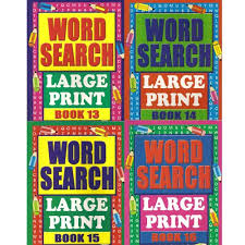 Wordsearch Book - Large Print A4