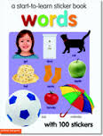Start to Learn Words Sticker Book